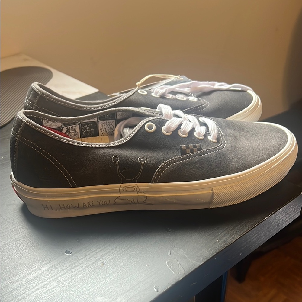 Grey vans